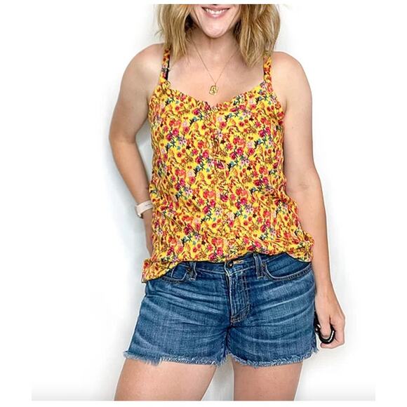 Yellow Floral Cami - Picture 1 of 2